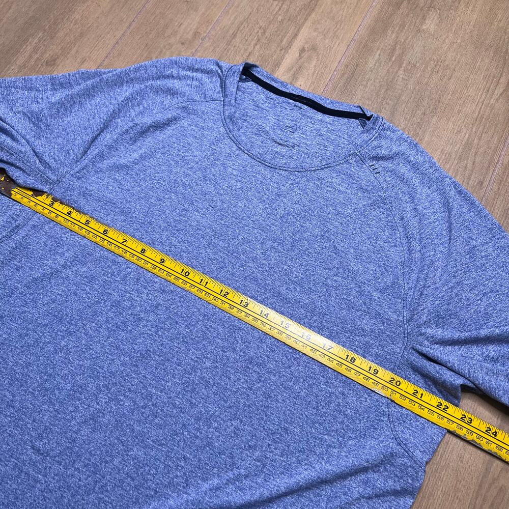 Lululemon Metal Vent Tech Shirt Mens XL Blue Short Sleeve Athletic gym - Picture 6 of 10